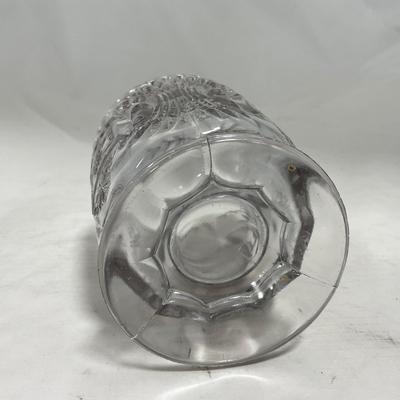 -117- Clear Glass | Creamer & Sugar Set