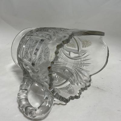 -117- Clear Glass | Creamer & Sugar Set