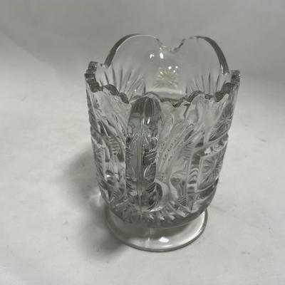 -117- Clear Glass | Creamer & Sugar Set