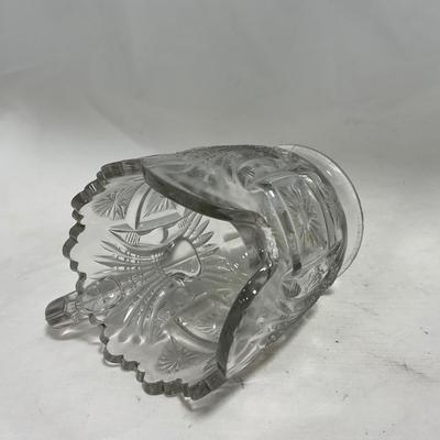 -117- Clear Glass | Creamer & Sugar Set