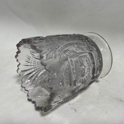 -117- Clear Glass | Creamer & Sugar Set