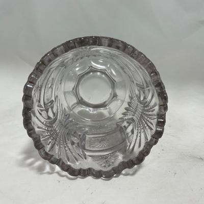 -117- Clear Glass | Creamer & Sugar Set