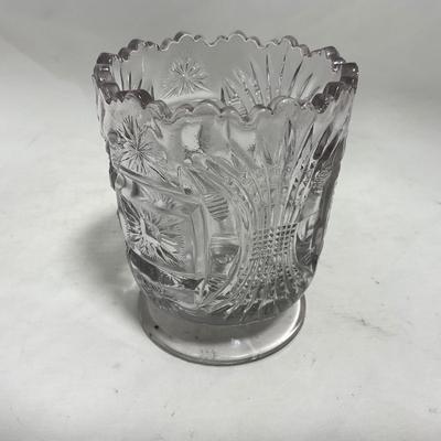-117- Clear Glass | Creamer & Sugar Set
