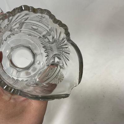 -117- Clear Glass | Creamer & Sugar Set
