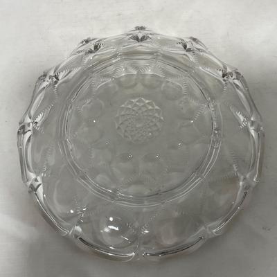 -118- Clear Glass | Covered Butter Dish