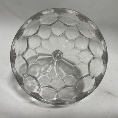 -118- Clear Glass | Covered Butter Dish