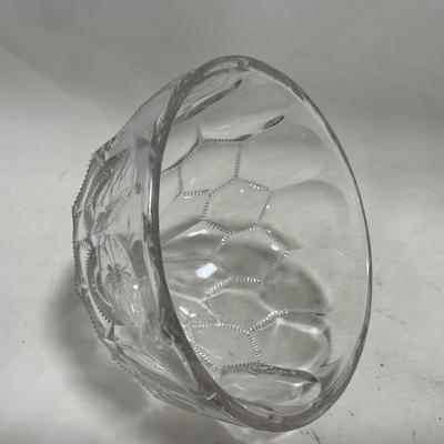 -118- Clear Glass | Covered Butter Dish