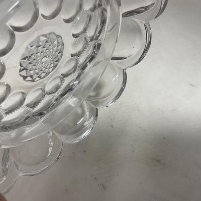 -118- Clear Glass | Covered Butter Dish