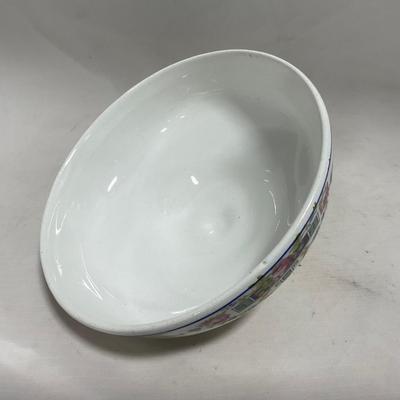 -119- White with Floral Designs | Insert | Marked | Covered Butter Dish