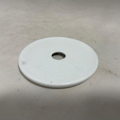 -119- White with Floral Designs | Insert | Marked | Covered Butter Dish