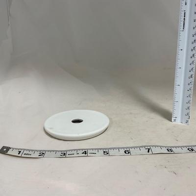 -119- White with Floral Designs | Insert | Marked | Covered Butter Dish