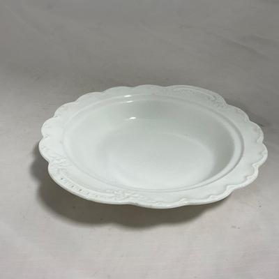 -128- White | Marked Johnson Bros England | Covered Butter Dish