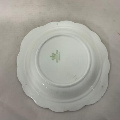 -128- White | Marked Johnson Bros England | Covered Butter Dish