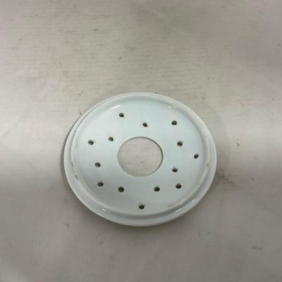 -130- White | Butter Insert | Covered Butter Dish
