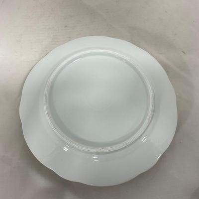 -130- White | Butter Insert | Covered Butter Dish