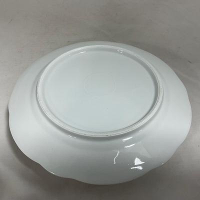-130- White | Butter Insert | Covered Butter Dish