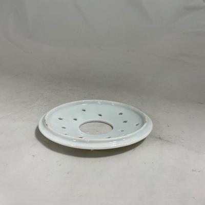 -130- White | Butter Insert | Covered Butter Dish