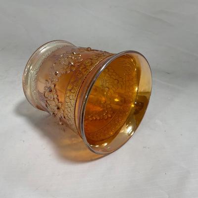 -131- Orange Carnival Iridescent | Tree Design | Mug