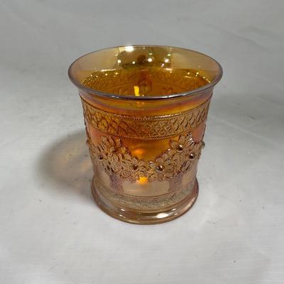 -131- Orange Carnival Iridescent | Tree Design | Mug