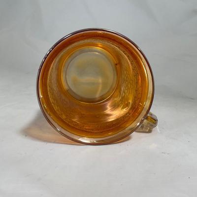 -131- Orange Carnival Iridescent | Tree Design | Mug