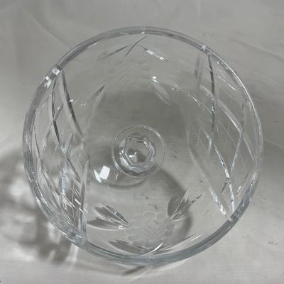 -136- Clear Glass | Covered Butter Dish