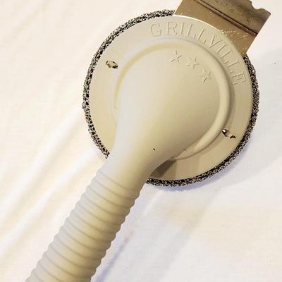 Lot of 8 grill tools for barbecue - giant pizza spatula