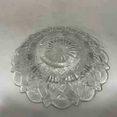 -148- Clear Glass | Covered Butter Dish