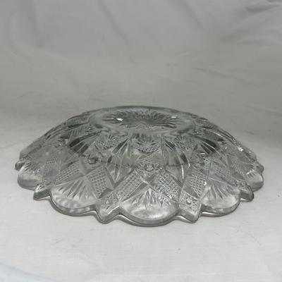 -148- Clear Glass | Covered Butter Dish