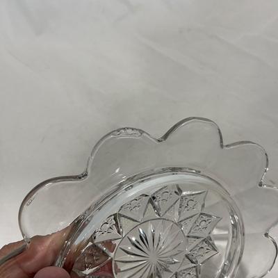 -149- Clear Glass | Simple Design | Covered Butter Dish