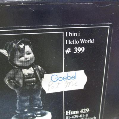 Hummel Figurine Hello World With Box