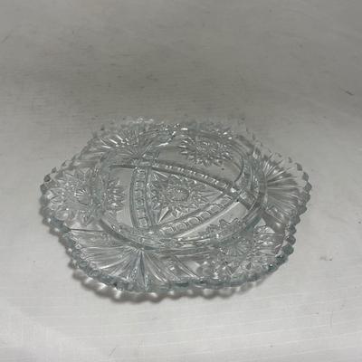 -151- Clear Glass | Children's Sized | Covered Butter Dish | Lidded Jar | Creamer & Sugar