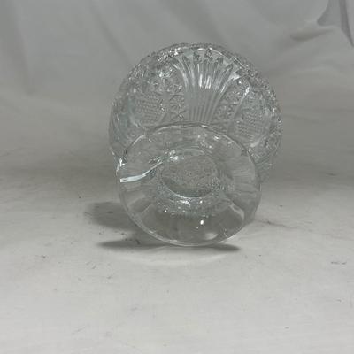 -151- Clear Glass | Children's Sized | Covered Butter Dish | Lidded Jar | Creamer & Sugar