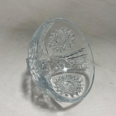 -151- Clear Glass | Children's Sized | Covered Butter Dish | Lidded Jar | Creamer & Sugar