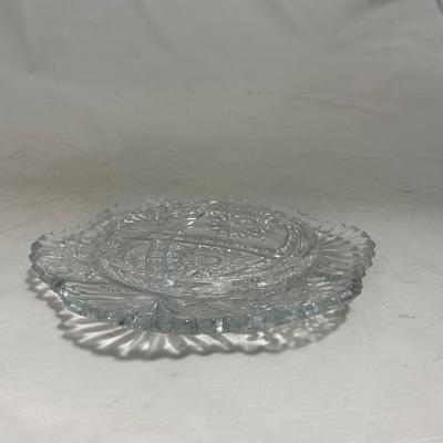 -151- Clear Glass | Children's Sized | Covered Butter Dish | Lidded Jar | Creamer & Sugar
