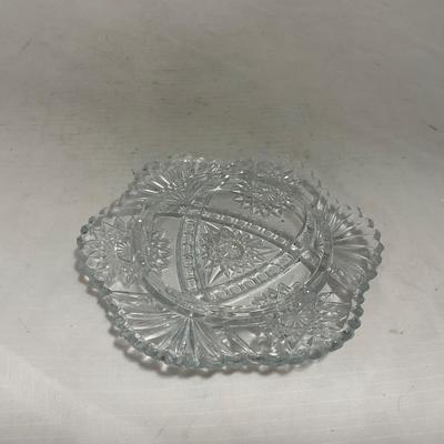 -151- Clear Glass | Children's Sized | Covered Butter Dish | Lidded Jar | Creamer & Sugar