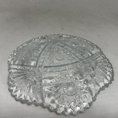 -151- Clear Glass | Children's Sized | Covered Butter Dish | Lidded Jar | Creamer & Sugar