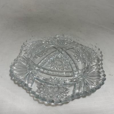 -151- Clear Glass | Children's Sized | Covered Butter Dish | Lidded Jar | Creamer & Sugar