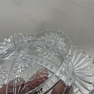 -151- Clear Glass | Children's Sized | Covered Butter Dish | Lidded Jar | Creamer & Sugar