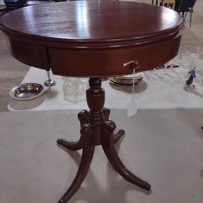 Antique Duncan Phyfe Side Table with Single Drawer Choice A