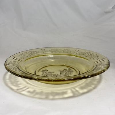 -152- Dark Yellow | Detailed | Covered Butter Dish