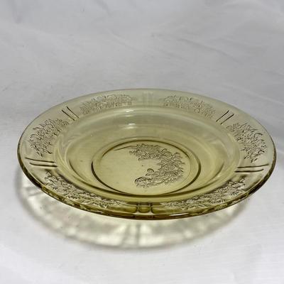 -152- Dark Yellow | Detailed | Covered Butter Dish