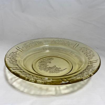-152- Dark Yellow | Detailed | Covered Butter Dish