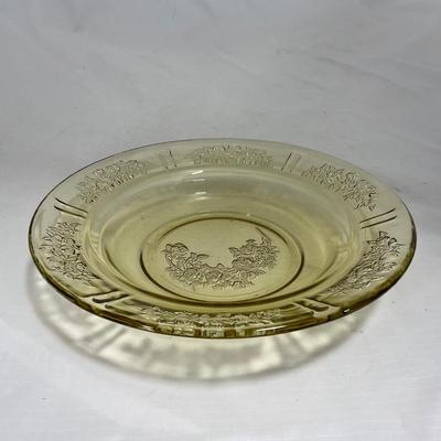-152- Dark Yellow | Detailed | Covered Butter Dish