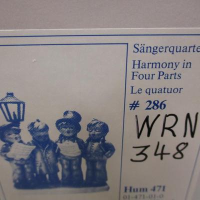 Hummel Figurine Harmony In Four Parts With Box