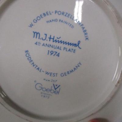 Hummel 1974 Plate