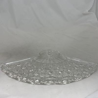 -155- Ruby Red and Clear Glass | Serva Snack Set | Anchor Hocking | New In Box | 8 Piece Set