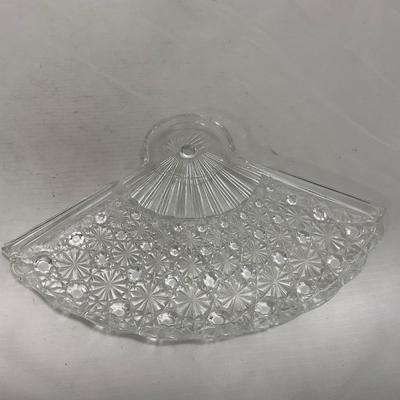 -155- Ruby Red and Clear Glass | Serva Snack Set | Anchor Hocking | New In Box | 8 Piece Set