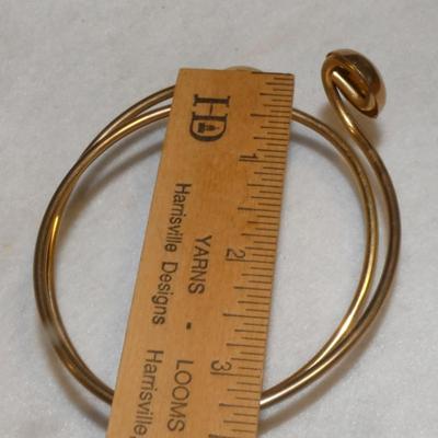 Gold Tone Egyptian Style Arm Bracelet