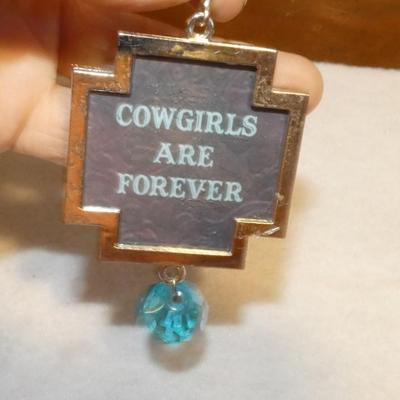 Cowgirls are For Ever Comic Pendant