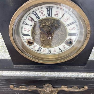 Beautiful vintage Egyptian clock. Approximately 18.5â€ wide.  17â€ high, 6.5â€ deep
